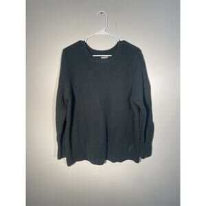 Duluth Trading Co Mens Pullover‎ Crew Neck Sweater Size XL Dark Green